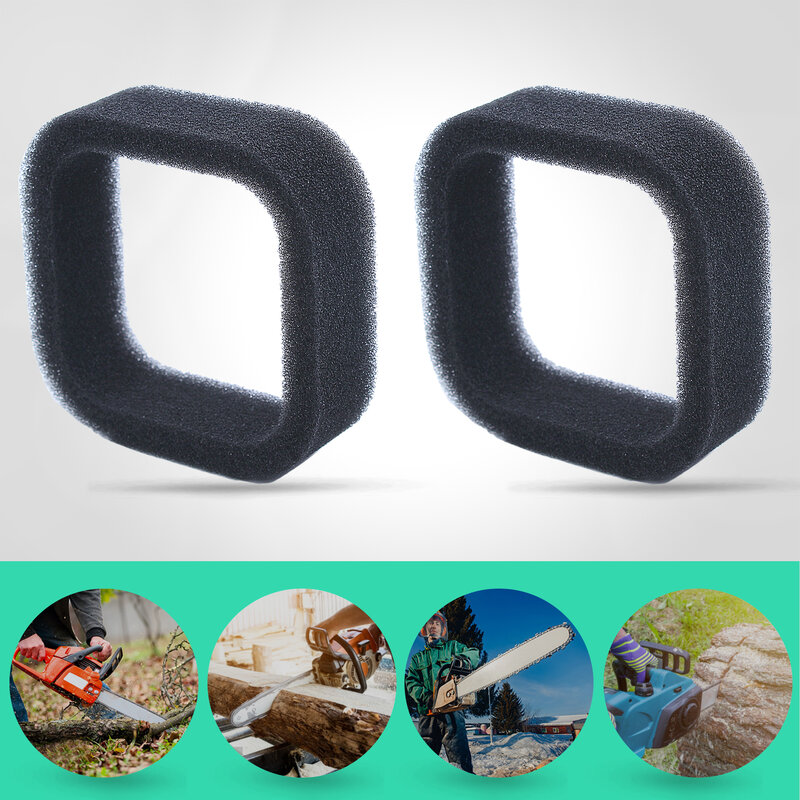 2pcs/Lot Air Filter Foam For Kawasaki TH23 TH26 TH 23 26 2-Stroke Brush Cutter Engine Motor Spare Tool Part Trimmer Accessories