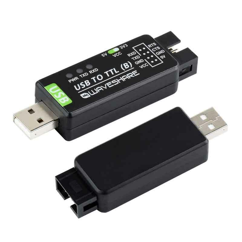 Convertidor Industrial USB a TTL Original CH343G, protección múltiple integrada y soporte de sistemas