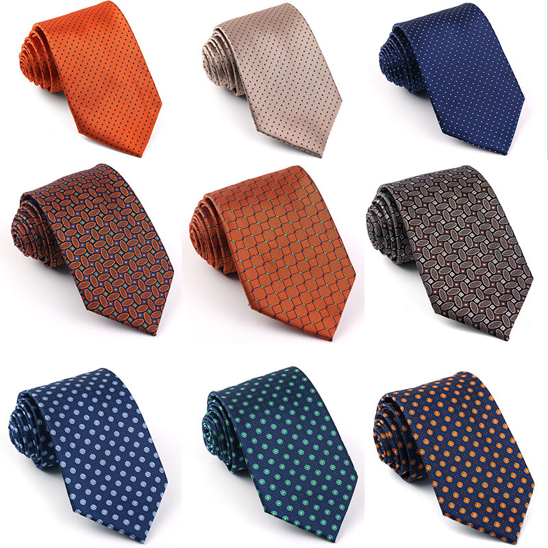 Tailor Smith Fashion Design Striped Dot Plain Paisley Microfiber Necktie corbatas Neck Tie Gifts Polyester ties for men