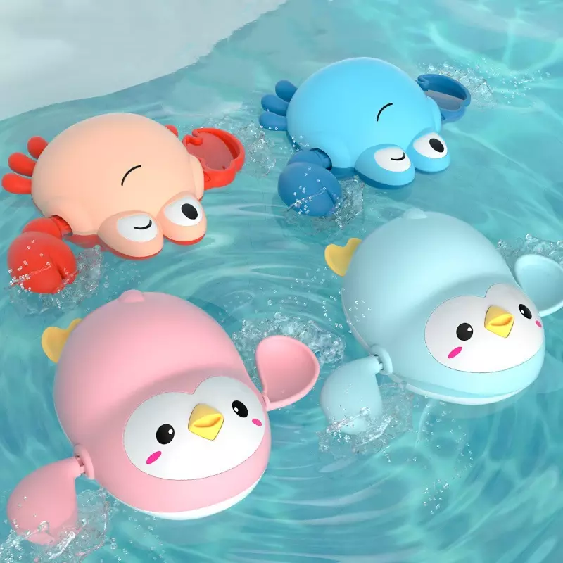Zabawki do kąpieli dla dzieci Dzieci Pływanie Mechaniczne lalki Zagraj w wodę Zabawa Kąpiel Śliczne Śmieszne Dzieci Łazienka Prysznic Wanna Zwierzęta Zabawka