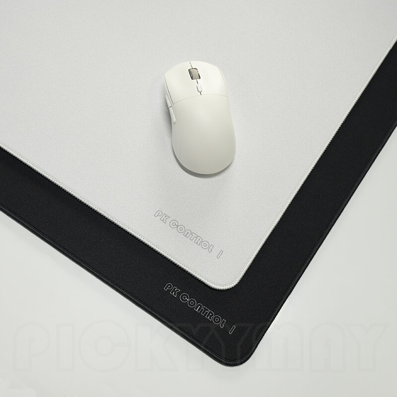Pk-alfombrilla de ratón profesional para juegos, alfombrilla de ratón de alta calidad, color blanco, Control de velocidad y Control
