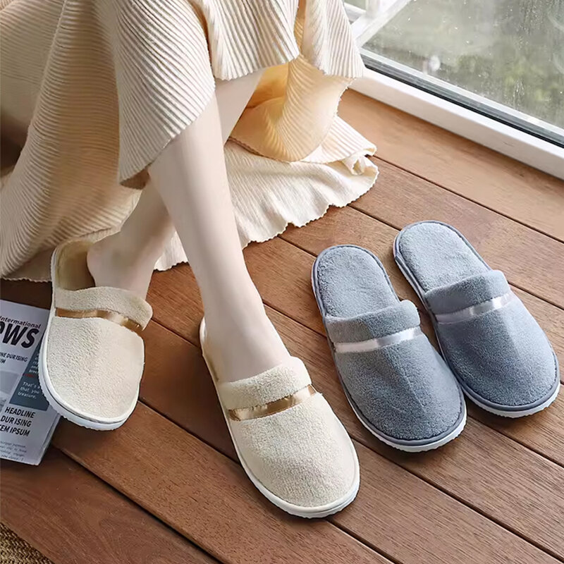 2023 Women's Men's Thick Soft Bottom Home Slippers Warm Platform Slippers Household Plush Anti-slip Slippers Indoor Winter Shoes