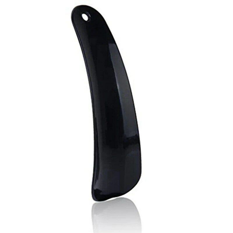 3X 4.7 Inch Plastic Shoehorn Lifter Flexible Robust Slip Black