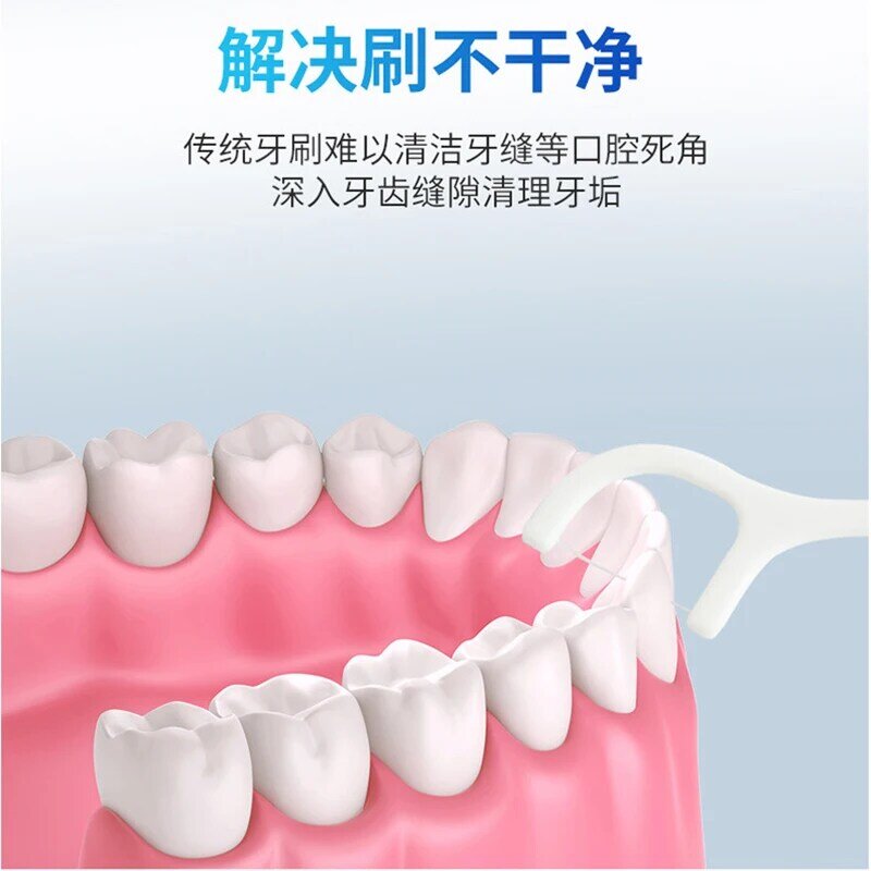 Heißer Verkauf Picks Interdentalbürsten Dental Zähne Sticks Zahn Reinigung Dental Flosser Zahnstocher Zahnseide Oral Hygiene Pflege