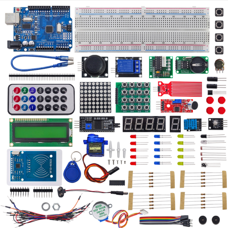 Verbeterde Starter Kit Rfid Leren Ontwikkeling Kit Lcd 1602 Voor Arduino Uno R3
