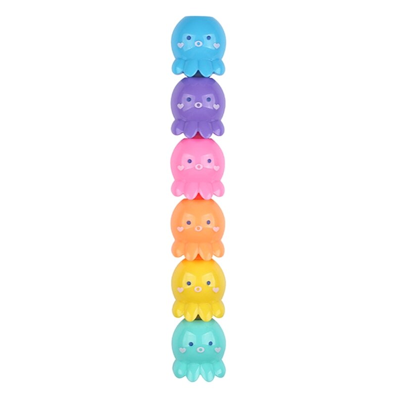 New Octopus Highlighters Pastel Color for Party Goody Bag Fillers School Incentives