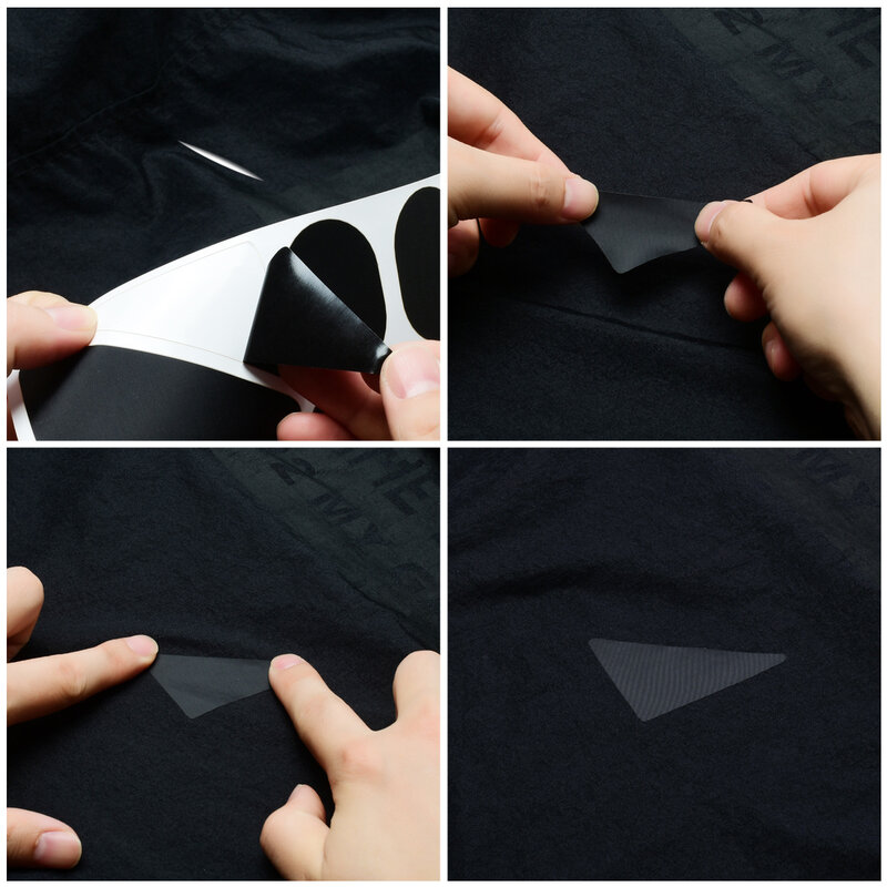 Zelfklevende Zwarte Patches Voor Donsjacks Broek T-shirt Kleding Reparatie Wasbare Patch Regenjas Umbrel Doek Tent Stickers