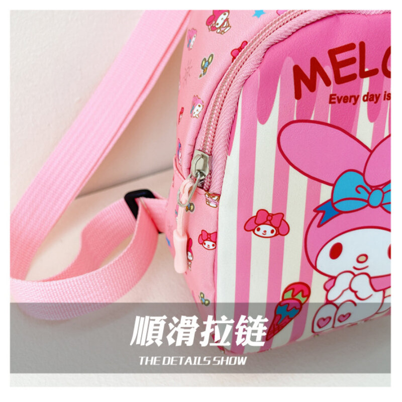 Hello kitty 2024newchildren's Bag inskorean Frühling und Sommer süße Cartoon Brusttasche für Jungen und Mädchen Mode Cross-Body-Rucksack