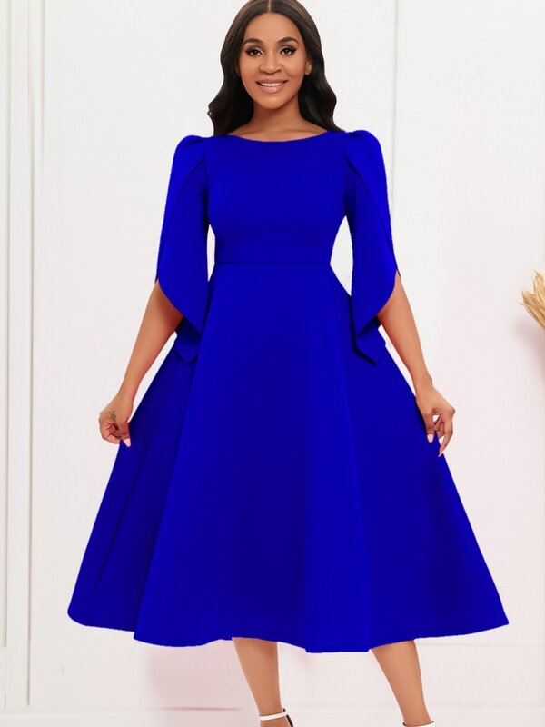 Новые африканские платья для женщин Vetement Femme Дашики Африканское ТРАПЕЦИЕВИДНОЕ ПЛАТЬЕ африканская одежда Дашики Анкара платья для дам 2023