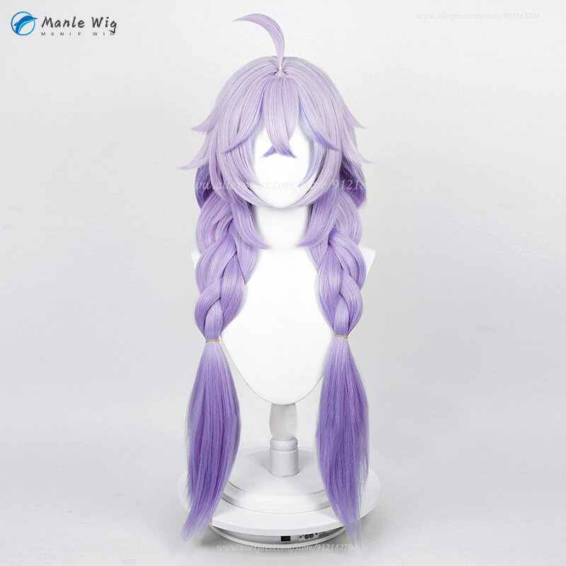 85cm Long Bailu Cosplay Wig Game WigsBailu Cosplay Wig Gradient Anime Wigs Heat Resistant Synthetic Wig + Wig Cap