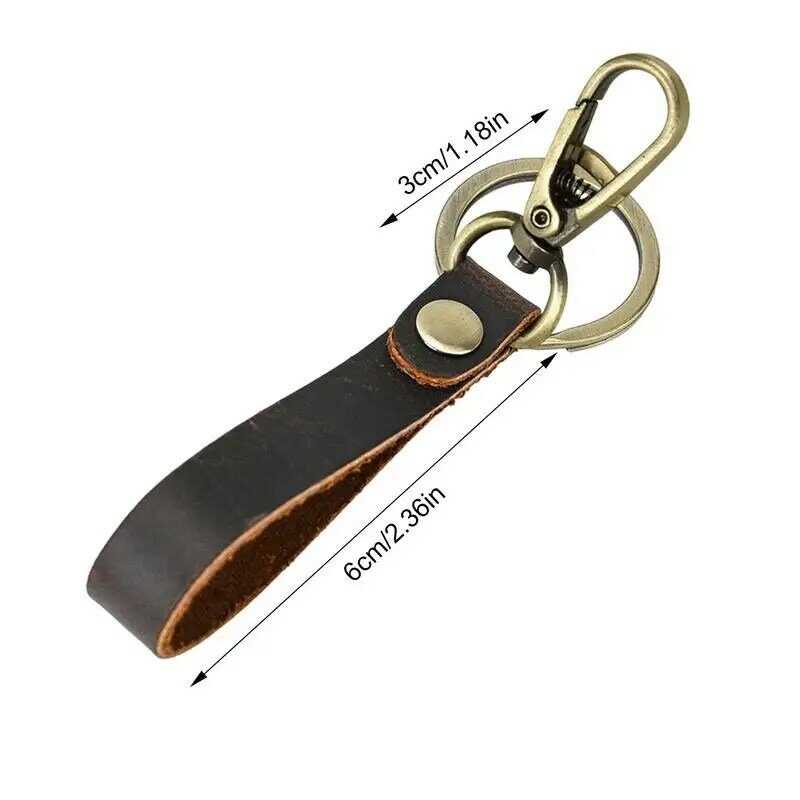 Car Keys Key Chain PU Leather Decorative Keychain Fashionable Keyring For Wallet Purse Soft Pendants For New Year Gifts