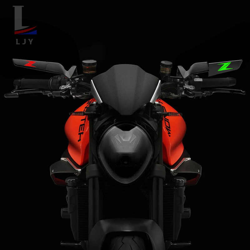 Motocicleta Stealth Winglets Espelho Kits, girar espelhos ajustáveis para Kawasaki Z650, Z750, Z800, Z900, Z1000, Z400