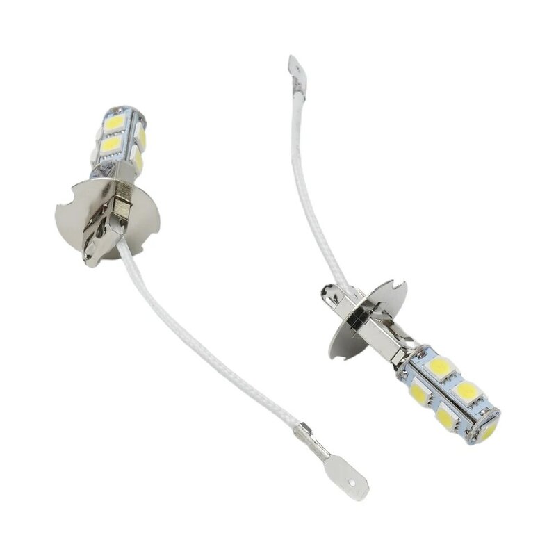 9LEDS H3 LED Bulb 2pcs 12V Car Light Flashlight Torches H3 LED Replacement Bulbs 360 Degrees Fog DRL Driving Lamp