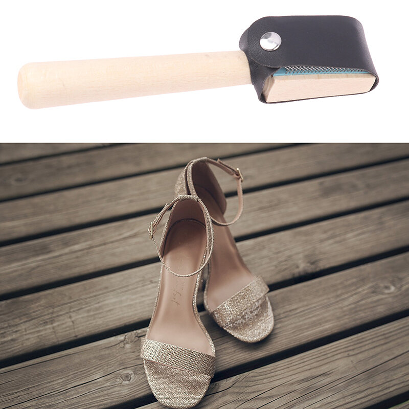 Wooden Suede Sole Wire Shoe Brush Cleaners Ballet Dance Shoes Cleaning Brushes Shoes Brushes For Home Cleaning Footwears