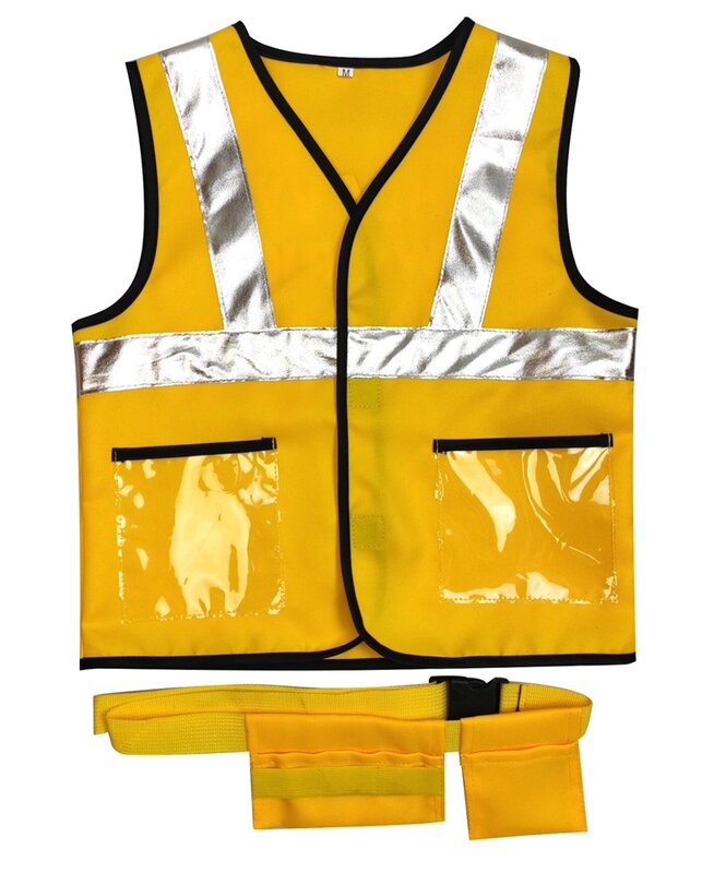 2024 Construction Worker Costume Kit per bambini gioco di ruolo Set di giocattoli costumi di carriera Heavy worker cosplay