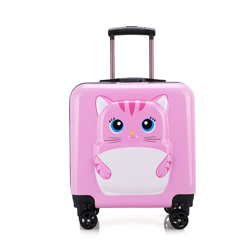 Детский чемодан, Детский чемодан на колесиках, универсальный чемодан на колесиках, коробка с паролем, мультяшный дорожный ящик