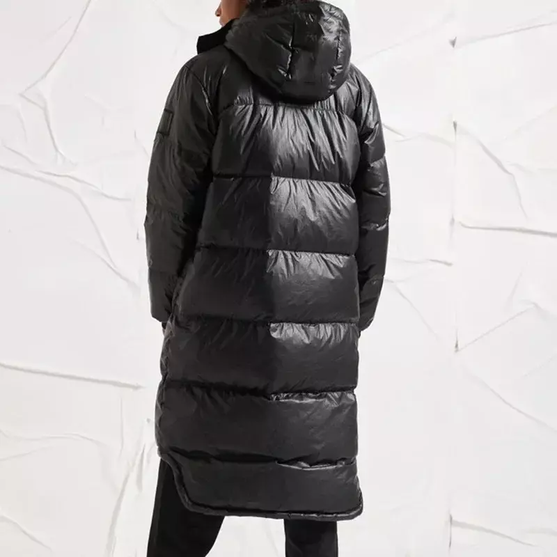 Jesienno-zimowy nowy męski płaszcz z kapturem zagęszczony duży płaszcz męski moda Ropa Hombre