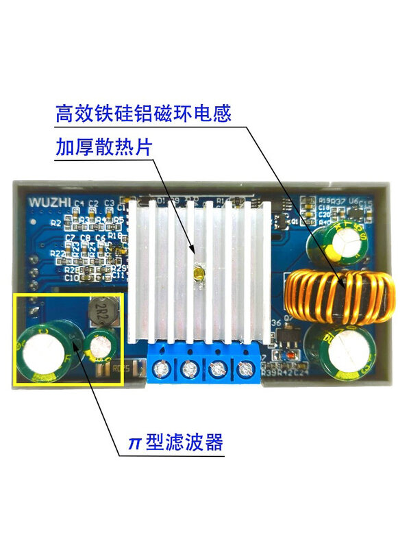 1pcs ZK-4KX Programmable CNC Voltage Boosting DC Adjustable Power Supply DIY Voltage Stabilizer