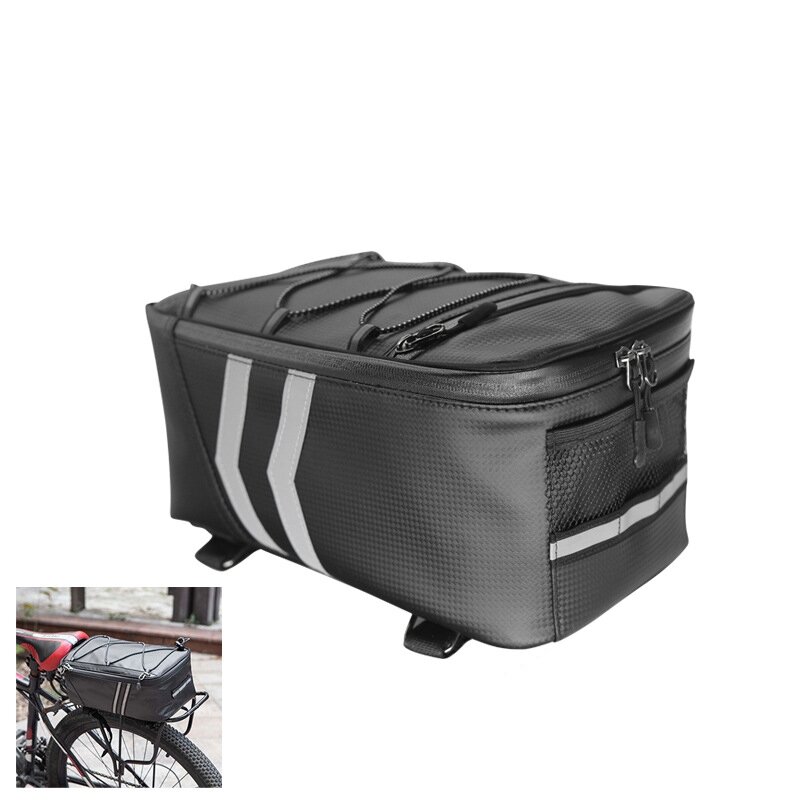 Sacos de bicicleta à prova d'água, grande capacidade, saco de ciclismo, Mountain Bike Saddle Rack, malas, porta-malas, bicicleta Bag, 9L