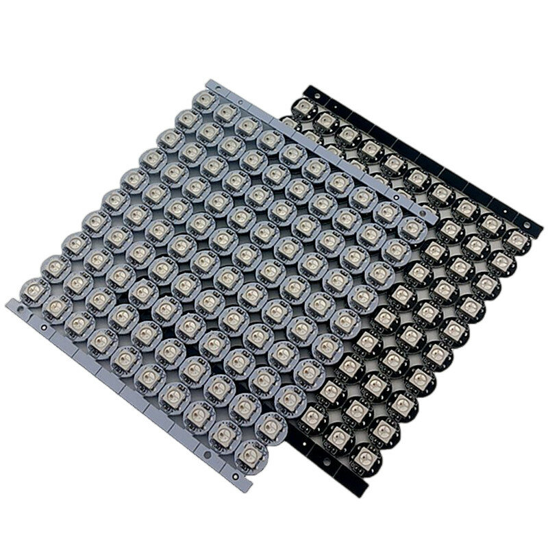Disipador de calor LED WS2812B, 10 ~ 100 piezas, direccionable individualmente, WS2811 IC rgb, Blanco/Negro, 2812b, 10mm x 3mm, 5050 SMD RGB incorporado