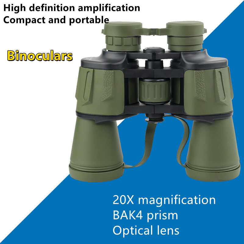 Binoculares oculares grandes de alta definición, alta potencia, visión al aire libre, telescopio óptico de viaje