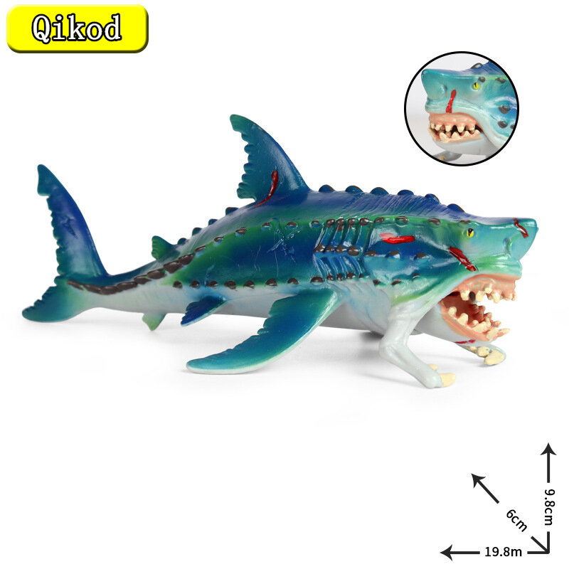 จำลองสัตว์ทะเลรุ่น Wonderland Monster ปลาทะเลปลาฉลามพีวีซี Action Figure เด็กคอลเลกชันของขวัญของเล่น