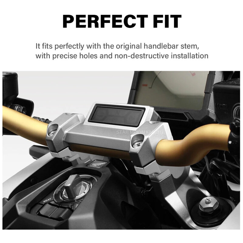 Moto manubrio Riser Drag Handle Bar morsetto estendere per Honda X-ADV XADV 750 ADV150 ADV160 ADV350 ADV 150 160 350 2017-