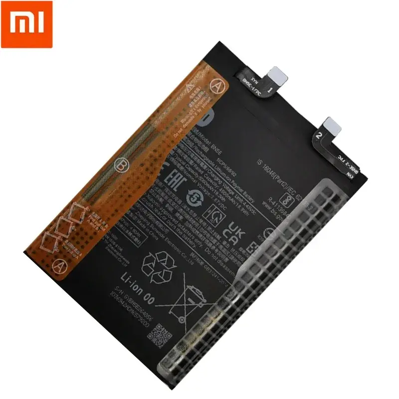 Baterai BN5E 100% asli untuk Xiaomi Redmi Note11 E Pro / Note11 Pro 5G /Poco X4 Pro kapasitas 5G baterai telepon