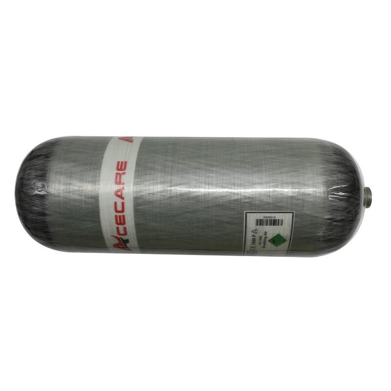 Acecare 12l composto de alta pressão cilindro ce 30mpa 300bar 4500psi fibra carbono tanque mergulho