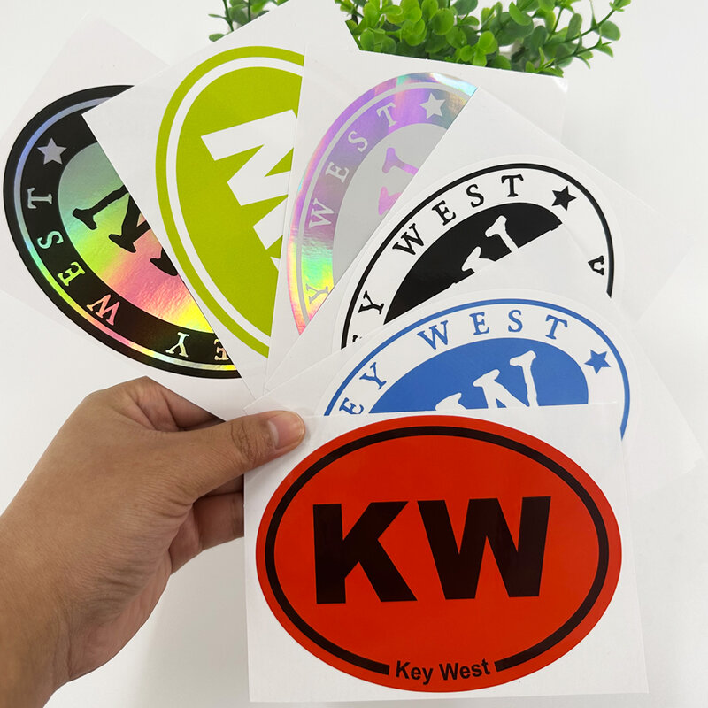 Pronto per la spedizione etichette impermeabili per cartoni animati promozionali a basso prezzo all'ingrosso con vari tipi di materiali Design KW Tag Turtle Sticker