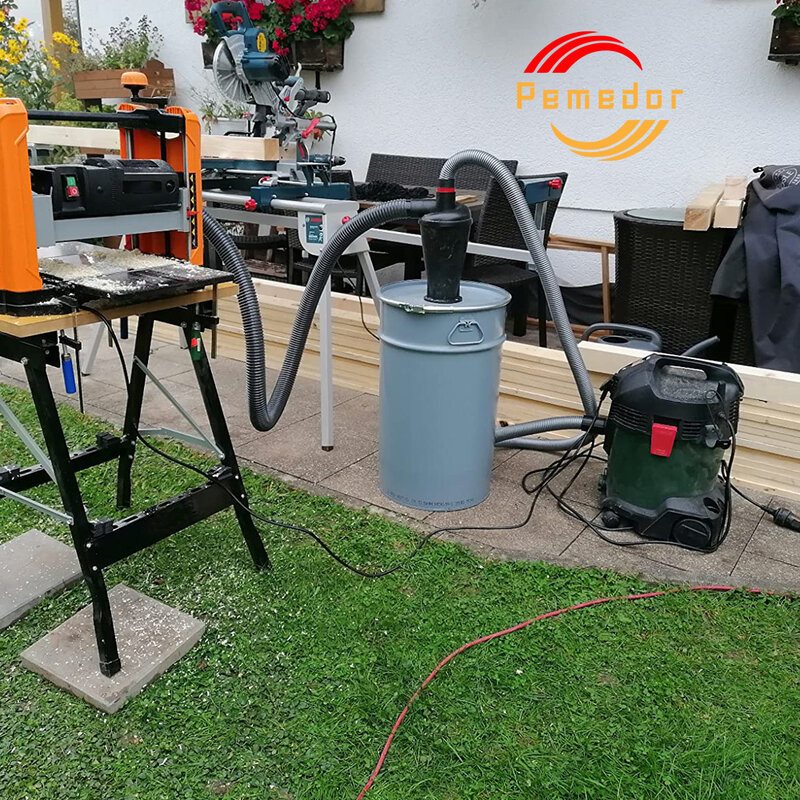 Séparateur de poussière Cyclone pour magasin, filtre de poudre de poussière pour aspirateurs, accessoires pour le travail du bois