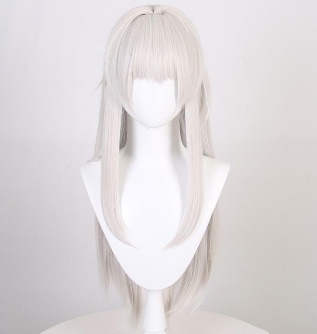Clara Cosplay Wig Fiber synthetic wig Game Honkai Star Rail Cosplay light pink white Long hair