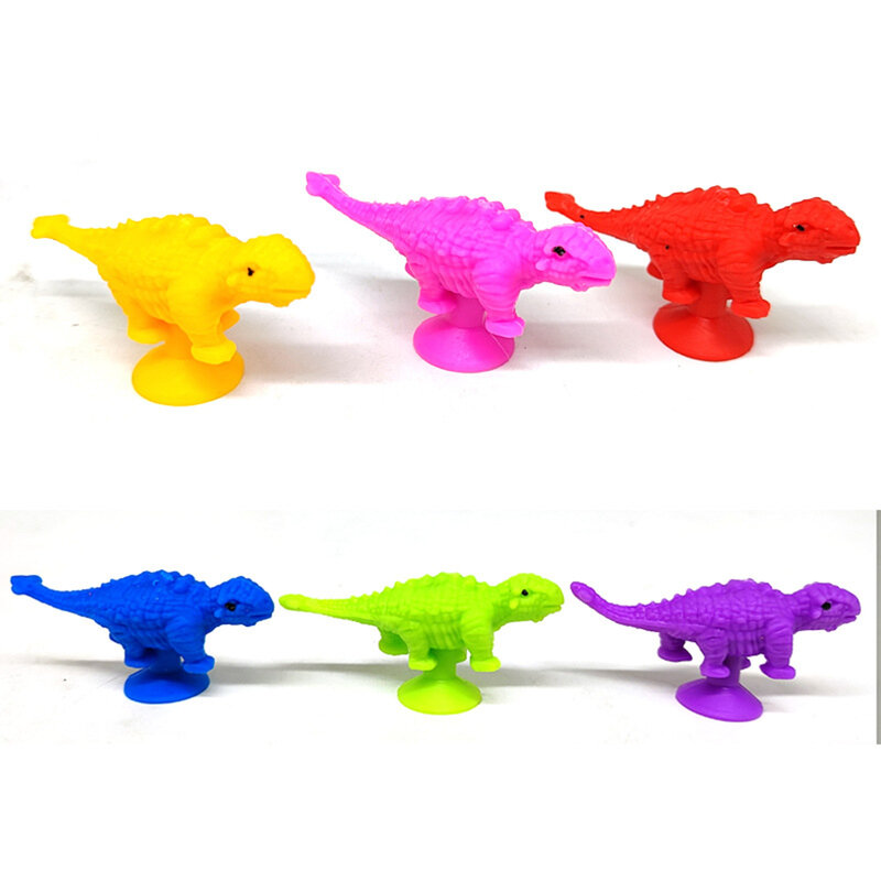 Brinquedo bonito do relevo do esforço do dinossauro para crianças, brinquedos do aperto, ventosa, brinquedo sensorial engraçado, presentes do dia das crianças