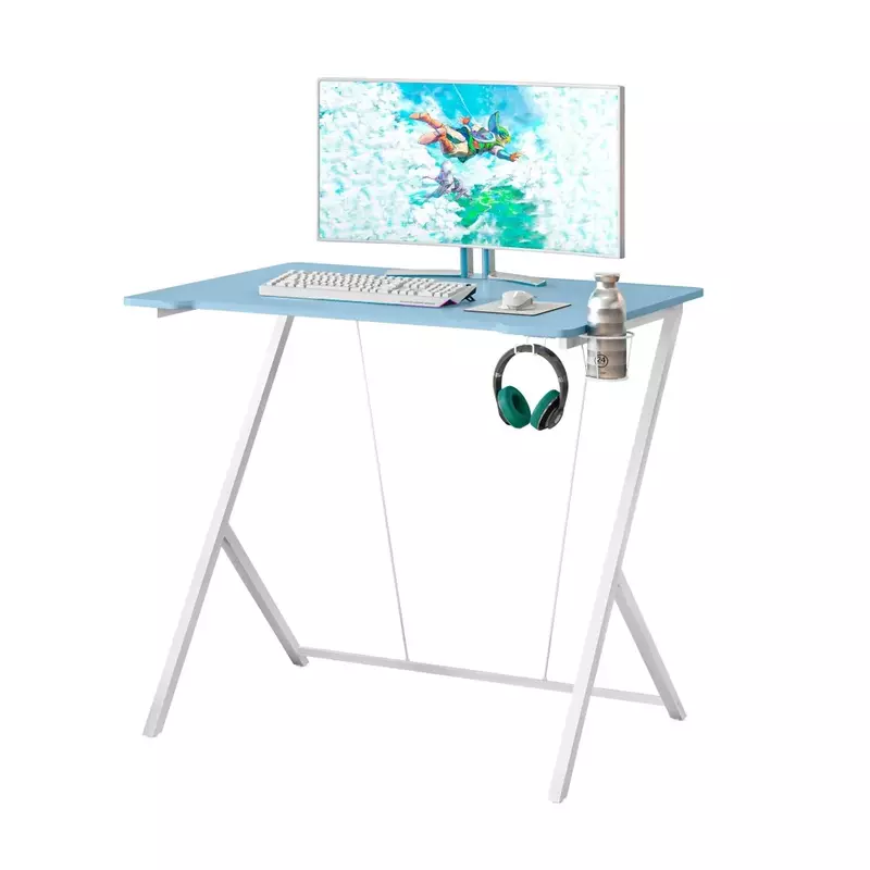 Biurka komputerowe biurko komputerowe dla dzieci z słuchawkami i uchwytem na kubek darmowa wysyłka meble biurowe