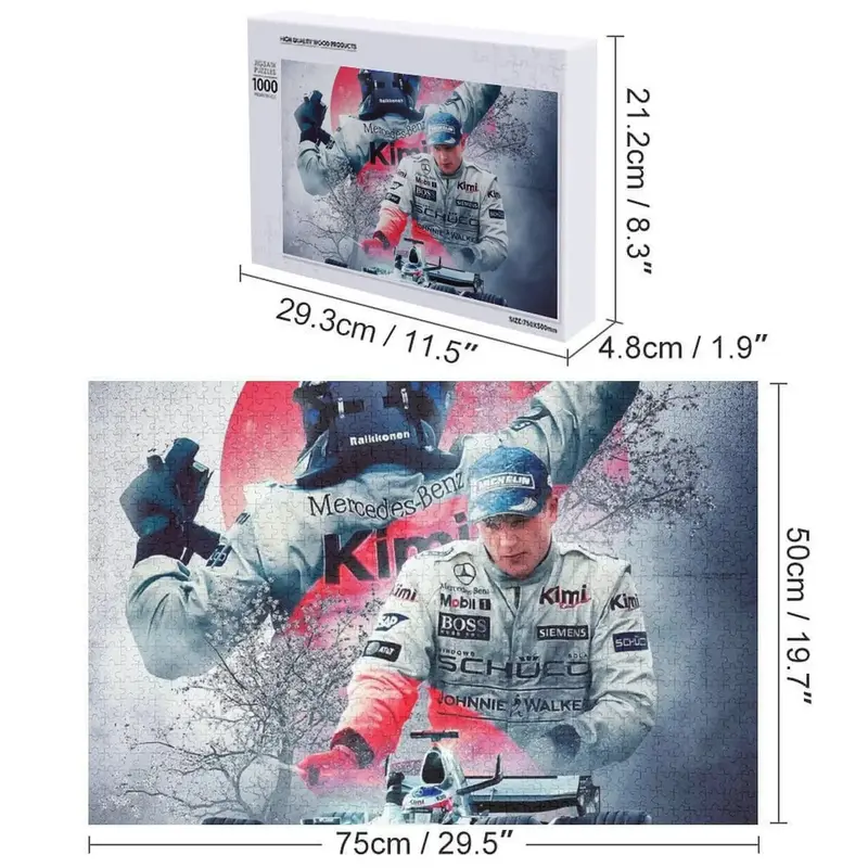 Kimi Raikkonen Jigsaw Puzzle Christmas Gifts Customized Gifts For Kids Photo Puzzle