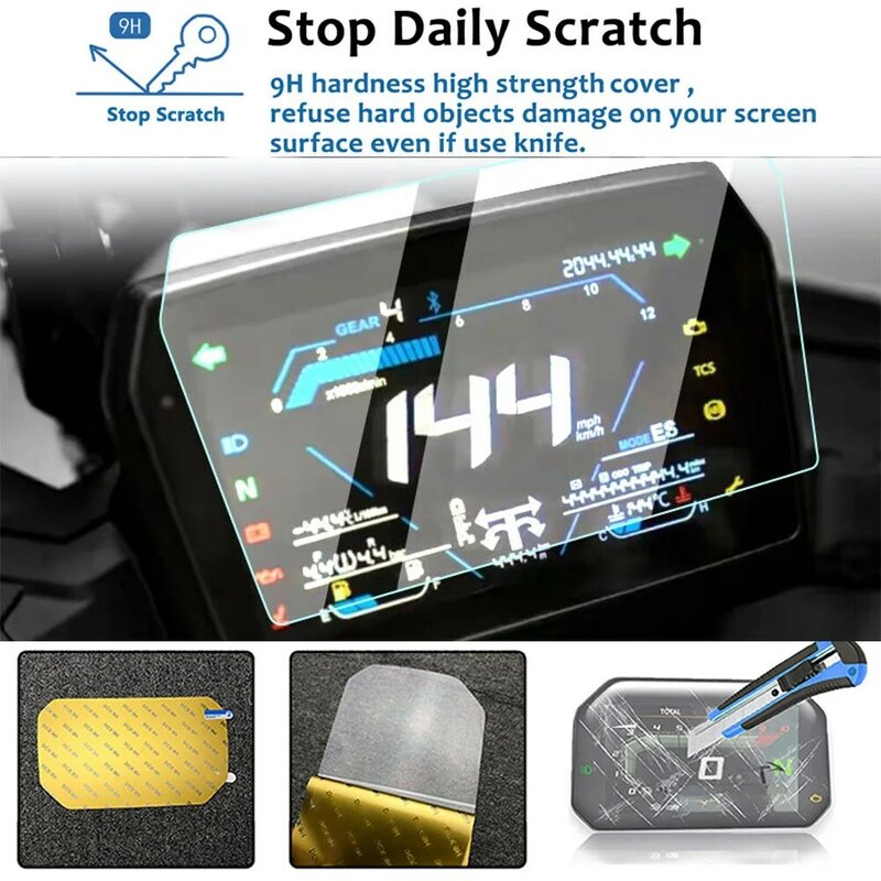 Motorcycle HD Scratch-resistant Meter Screen Protector Film for Loncin VOGE DS525X 525DSX DSX 525 DSX DS525 X DS 525X Accessorie
