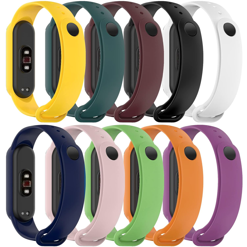 Armband für Xiaomi Mi Band 7 6 Uhren armbänder Miband6 NFC weiches Silikon schneller Ersatz Correa Mi Band 7 6 3 4 5 Uhr Sport bänder
