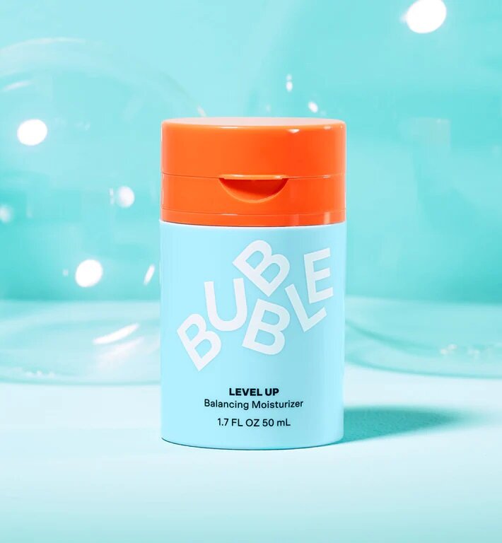 Bubble Skincare Level Up Balancing Gel Moisturizer Repairing And Soothing Natural Bright Skin Care Whitening Cream For Face