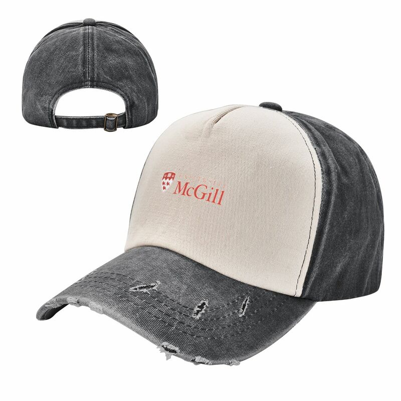 Mcgill University-Custom Baseball Cap para homens e mulheres, chapéu do cavalo