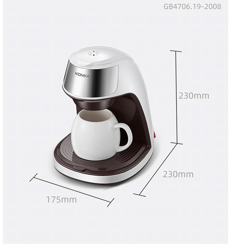Macchina da caffè American Home Portable Office Brewing Flower Tea Machine semiautomatica
