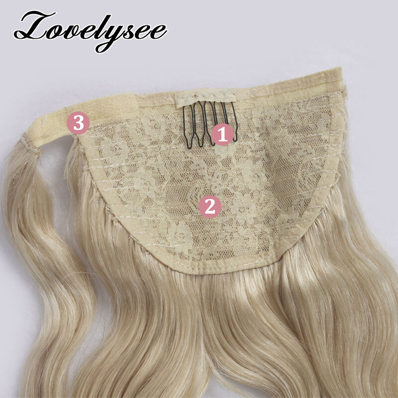 160G 200G Body Wave Ponytail Human Hair Extensions Clip In Wrap Around Ponytail Brazilian 100% Remy Women Pony Tail Hairpiece
