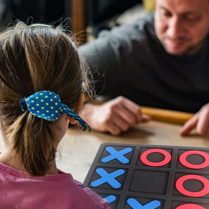 부모 자녀 상호 작용 레저 보드 게임 OX 체스 재미있는 교육 장난감 퍼즐 게임, 어린이 선물