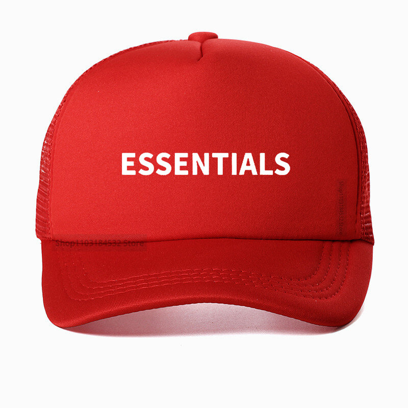 必需品-男性、女性のキャップ、ヒップホップファッション、カジュアルサンシェードハット、通気性メッシュハット、夏のための高級ブランドの野球帽