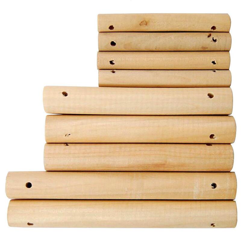 Round Wooden Dowel Rods -Unfinished Hardwood Sticks Crafts and DIY'ers-Craft Bag of 20