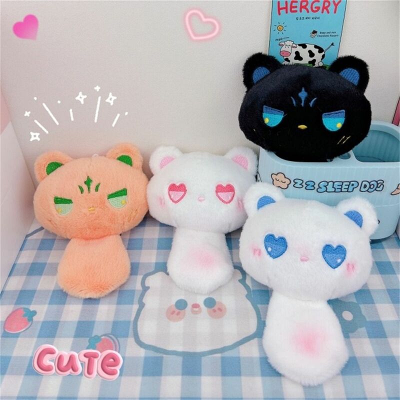 Stuffed Animal Cat Squeak Keychain Home Decor Plush Toy Squeeze Plush Doll Pendant Kawaii Cartoon Cat Plush Keyring Bag Charms