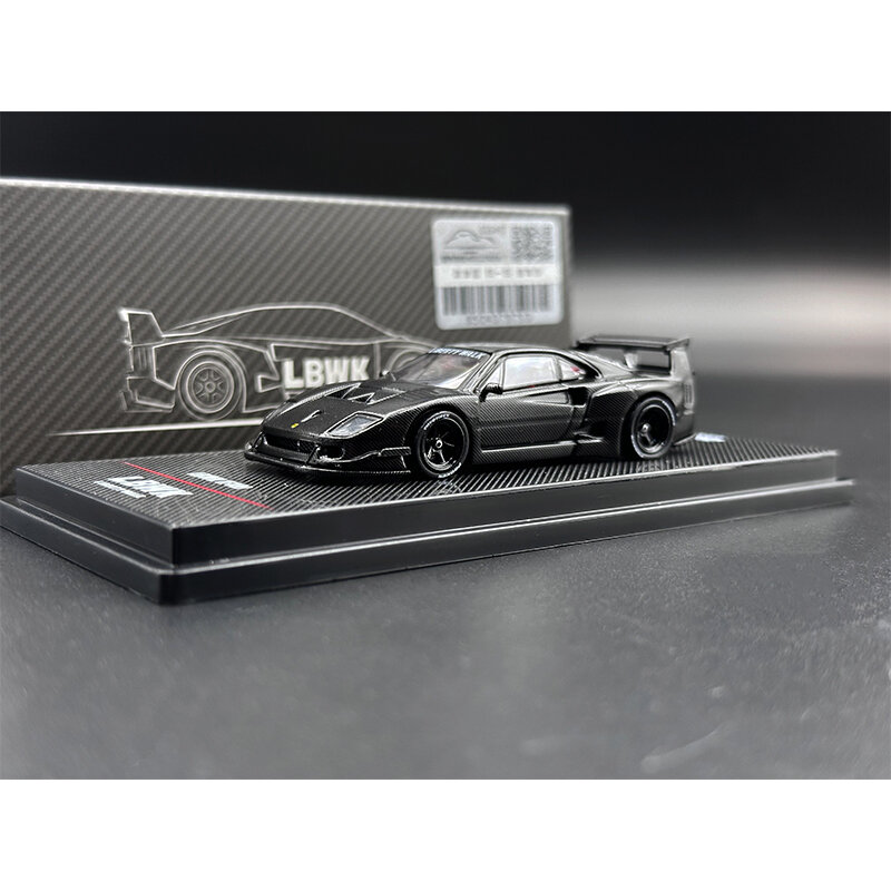 INNO-Diorama Diecast Full Carbon, LBWK F40, Collection de modèles de voitures, Jouets en stock, 1:64