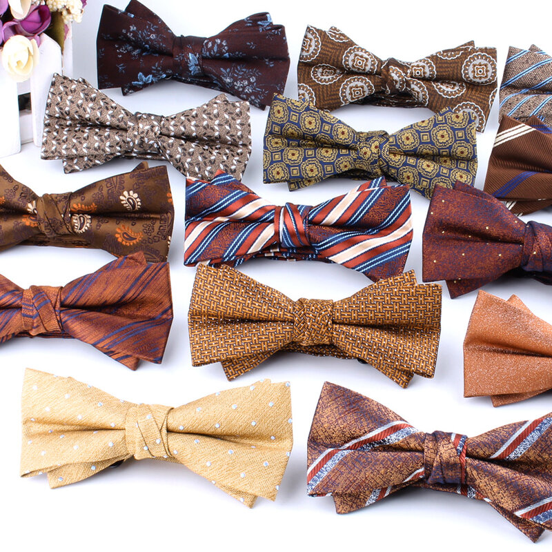 Новинка, полосатый галстук-бабочка, Модный цветочный галстук-бабочка для мужчин и женщин, галстук-бабочка для взрослых, галстук-бабочка для шафера, галстук-бабочка для свадьбы, подарки