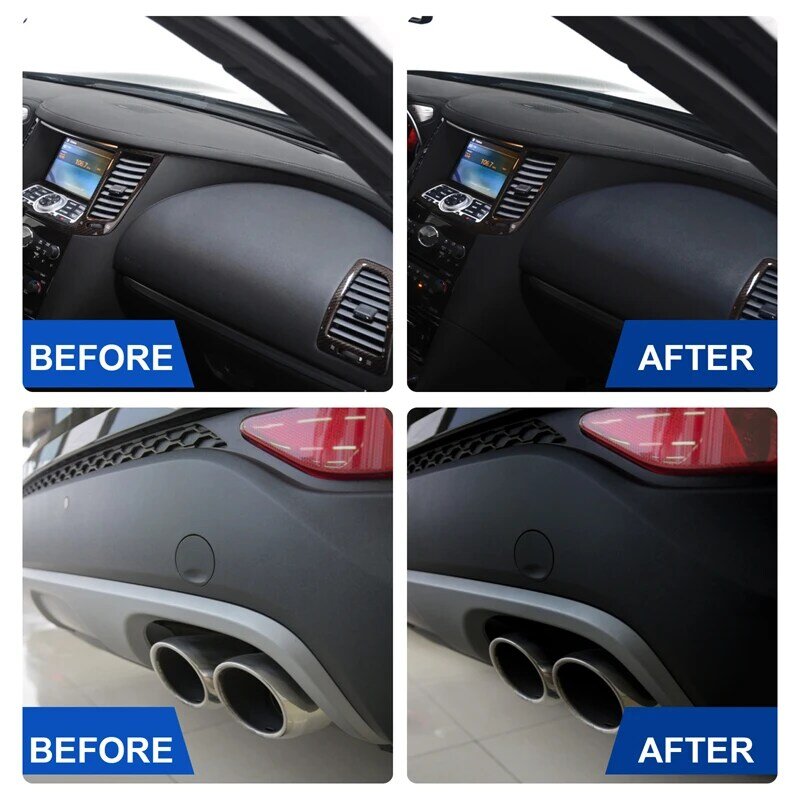 100ML Agen Perbaikan Interior Mobil Pemeliharaan Interior Mobil Agen Perbaikan Plastik Mobil Dekorasi Dial Tahan Debu