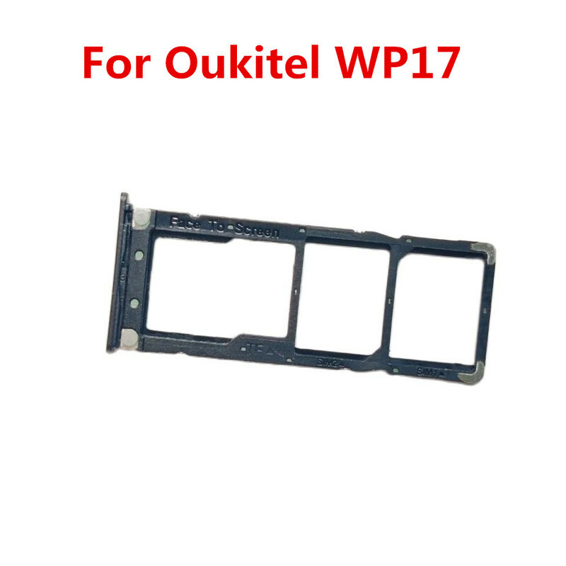 Novo original para oukitel wp17 telefone celular titular do cartão sim bandeja slot peça de substituição