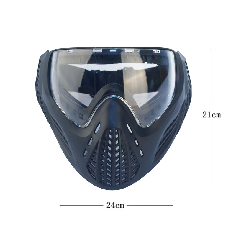 New Phantom Tactical Mask with Anti-Fog Goggles Army Military Airsoft Full Face Mask CS Hunting Paintball Protective Mask